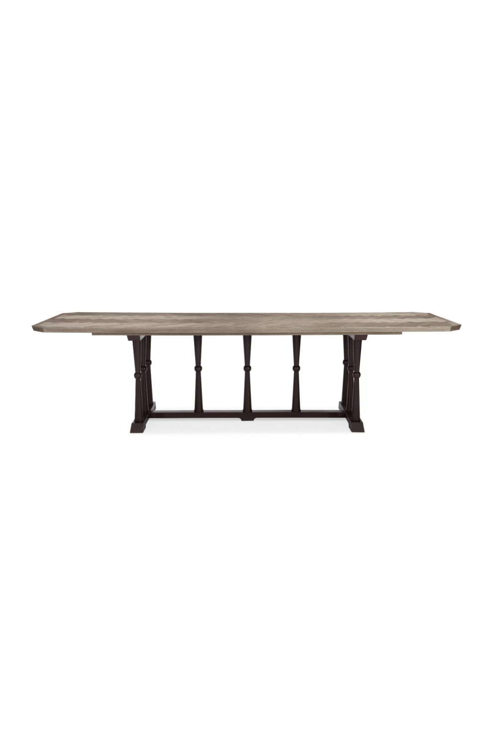 Ash Driftwood Classic Dining Table | Caracole Dinner Circuit 96 | Oroa.com