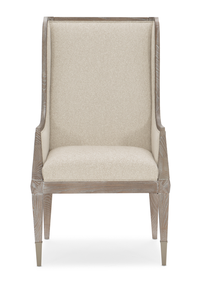 Ash Framed Accent Armchair | Caracole Open Arms | Oroa.com