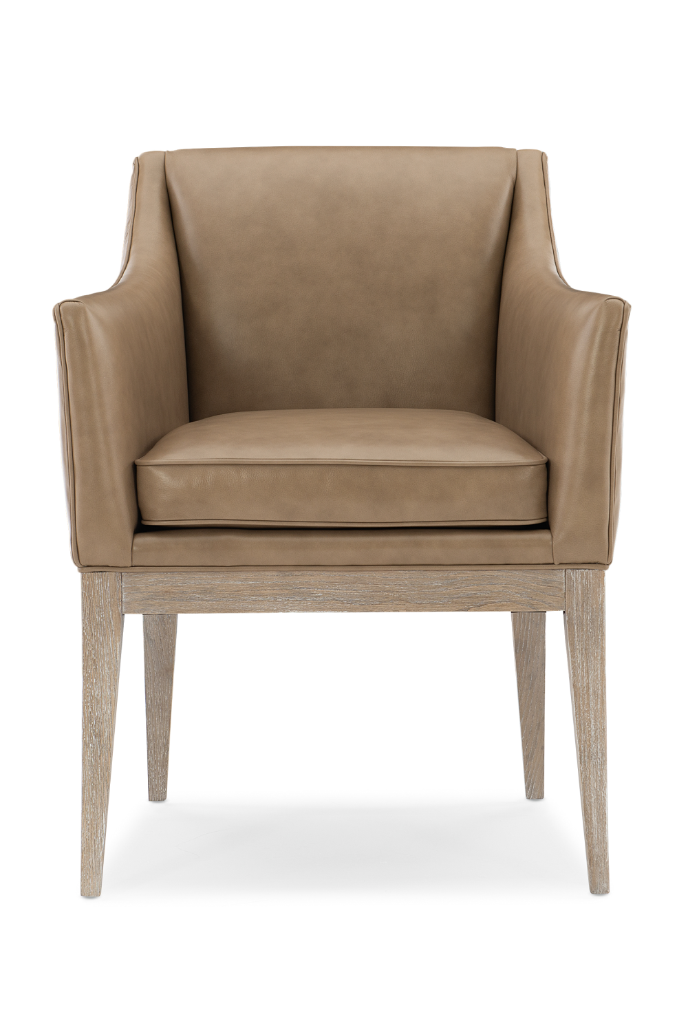Brown Leather Dining Armchair | Caracole Free And Easy | Oroa.com
