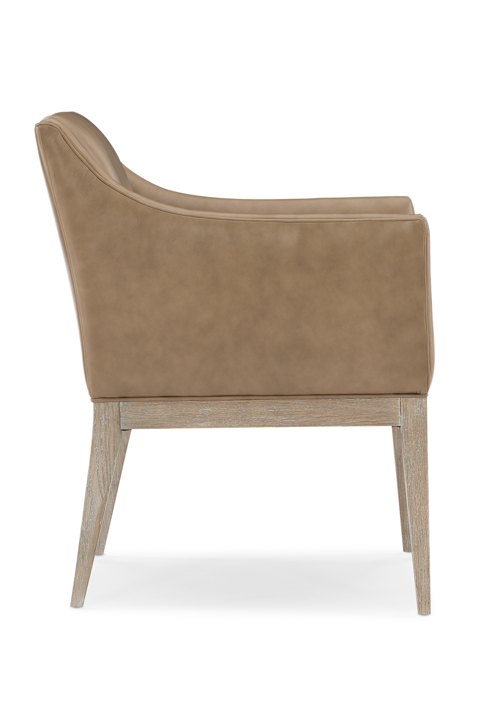 Brown Leather Dining Armchair | Caracole Free And Easy | Oroa.com