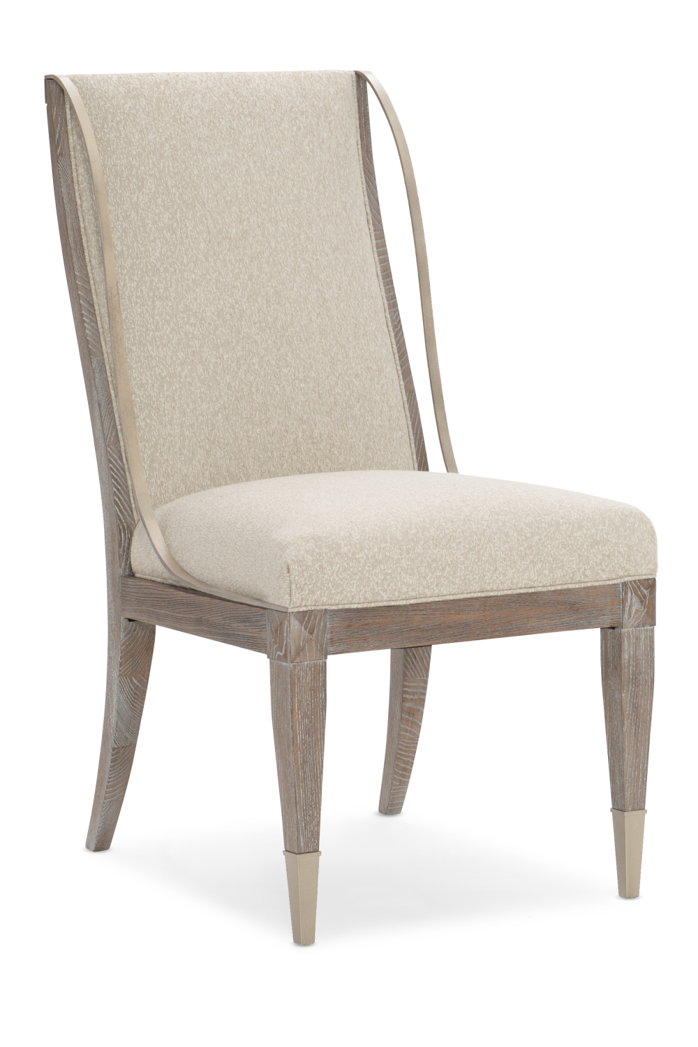 Ash Wood Side Chair | Caracole Open Arms | Oroa.com