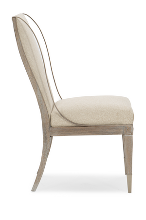Ash Wood Side Chair | Caracole Open Arms | Oroa.com