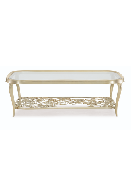 Glass Cocktail Table | Caracole Flower Power | Oroa.com