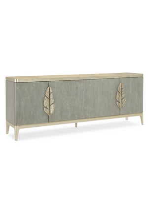 Gold Palm Accent Sideboard | Caracole Waterside | Oroa.com