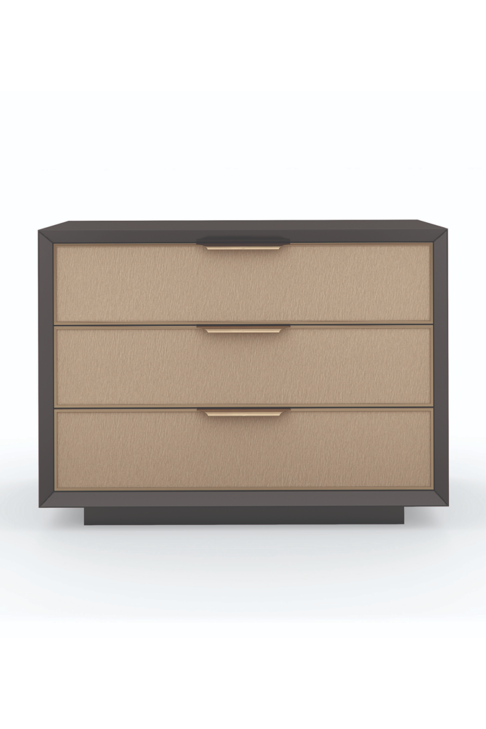 Textured Vinyl Bedside Cabinet | Caracole Triple Wrap | Oroa.com