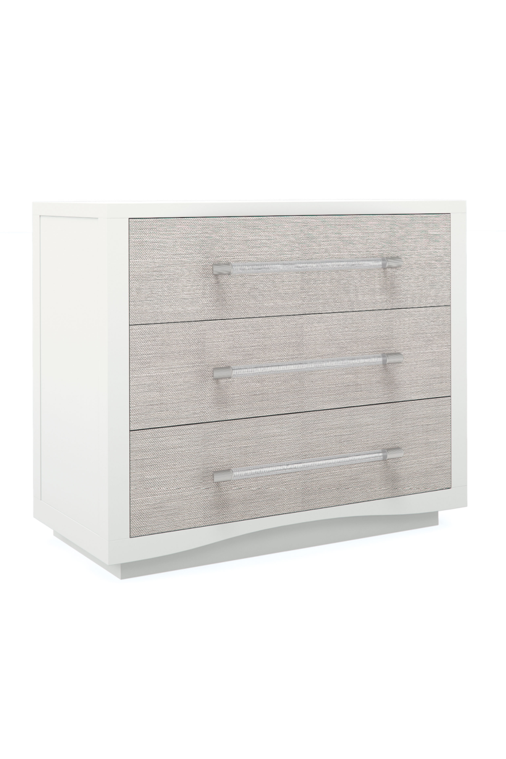 White 3-Drawer Nightstand | Caracole A Clear Touch | Oroa.com