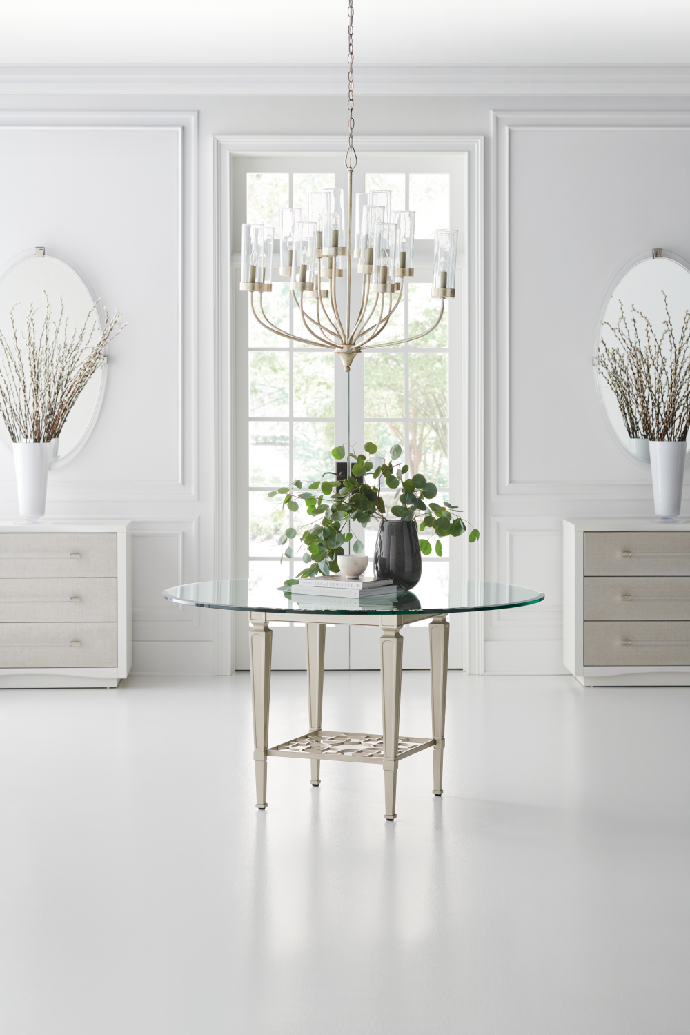 White 3-Drawer Nightstand | Caracole A Clear Touch | Oroa.com