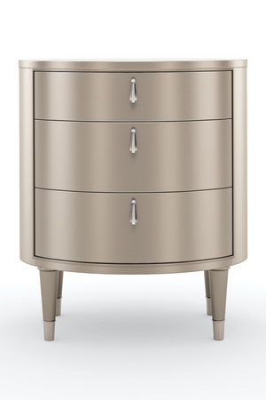Oval Silver Nightstand | Caracole Bedside Beauty | Oroa.com