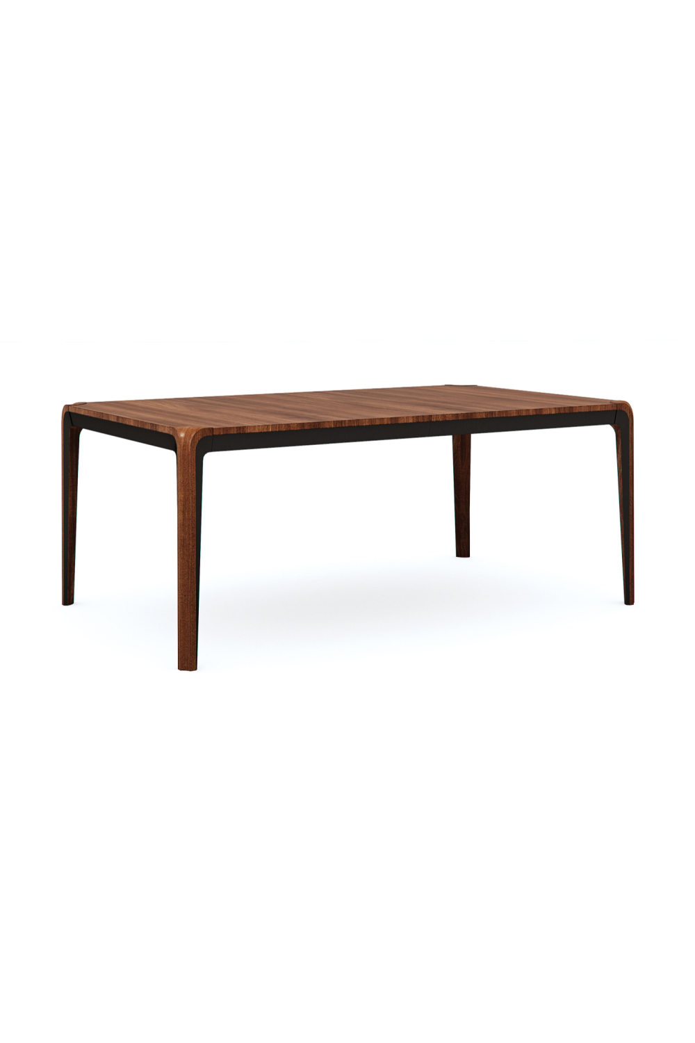 Dark Brown Walnut Dining Table | Caracole Room For More | Oroa.com