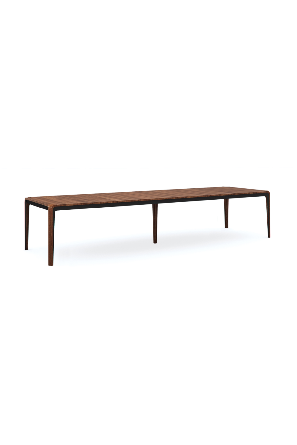 Dark Brown Walnut Dining Table | Caracole Room For More | Oroa.com