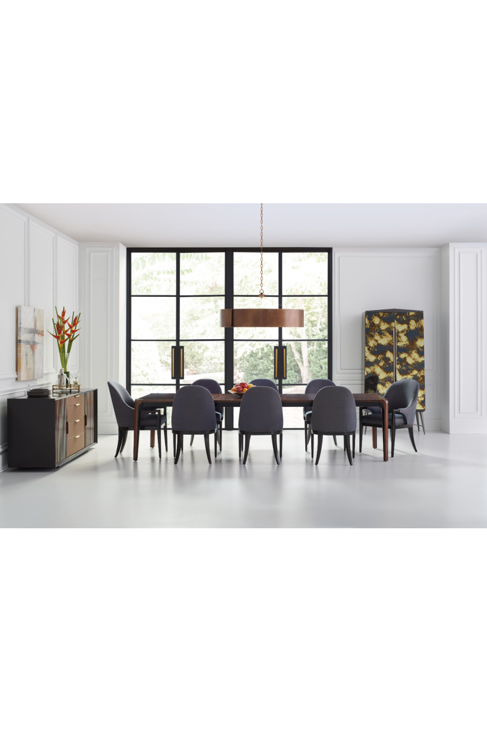 Blue Modern Side Chair | Caracole Natural Choice | Oroa.com