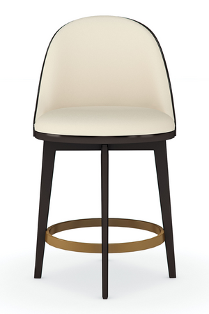 Vegan Leather Counter Stool | Caracole Another Round | Oroa.com