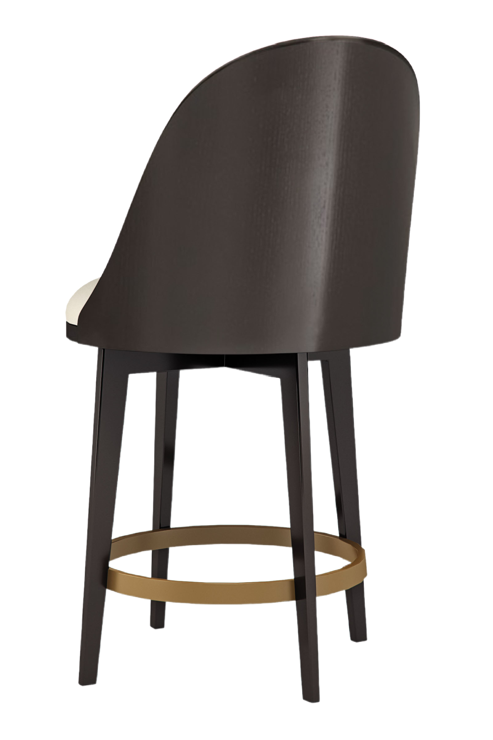 Vegan Leather Counter Stool | Caracole Another Round | Oroa.com