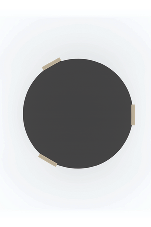 Round Mirrored Side Table | Caracole Go Around It | Oroa.com