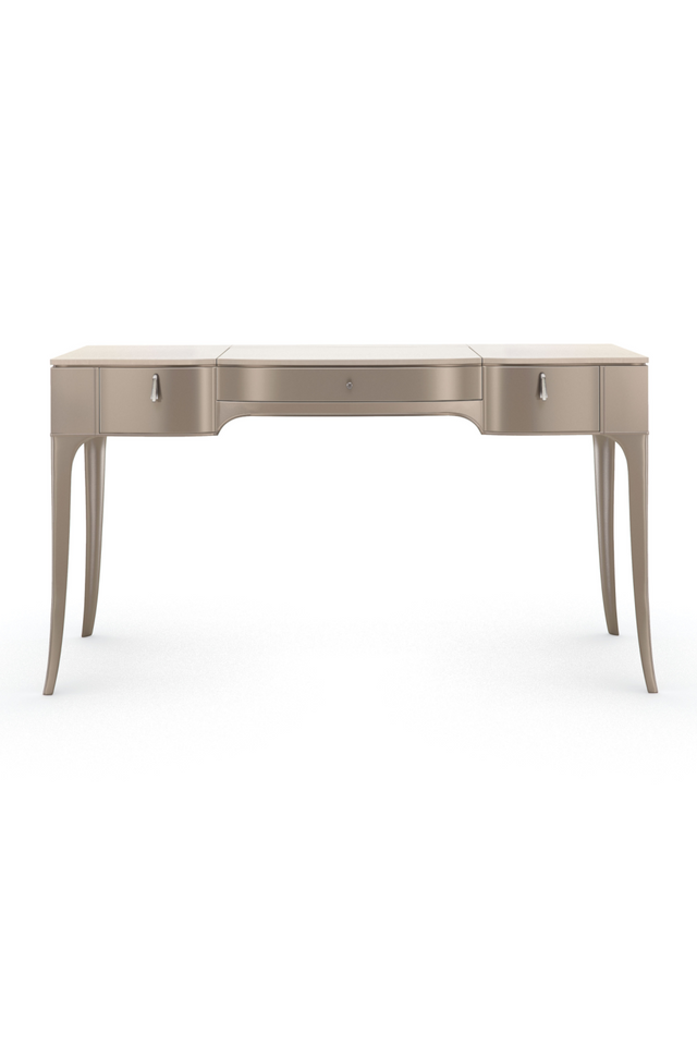 Flip Top Mirror Vanity Table | Caracole Kiss N Makeup | Oroa.com