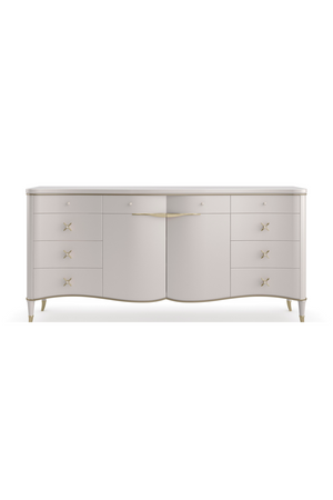 Cream Curved Dresser | Caracole Belle Of The Ball | Oroa.com