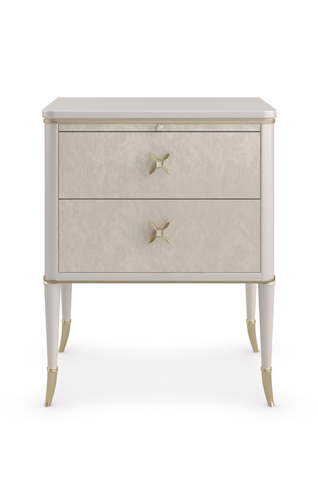 Modern Cream Nightstand | Caracole Finishing Up | Oroa.com