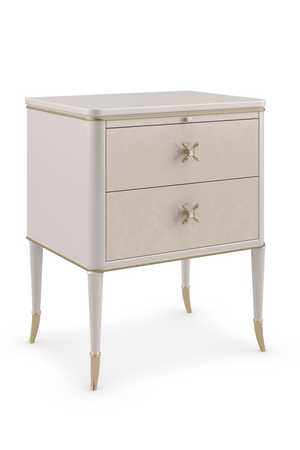 Modern Cream Nightstand | Caracole Finishing Up | Oroa.com