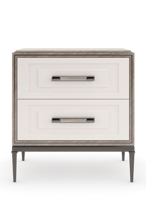 Wood Modern 2-Drawer Nightstand | Caracole I'm Impressed | Oroa.com