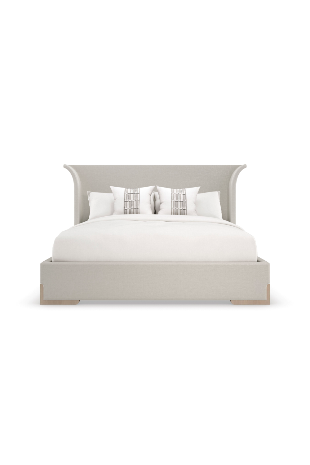 Light Gray Modern Bed | Caracole Beauty Sleep | Oroa.com