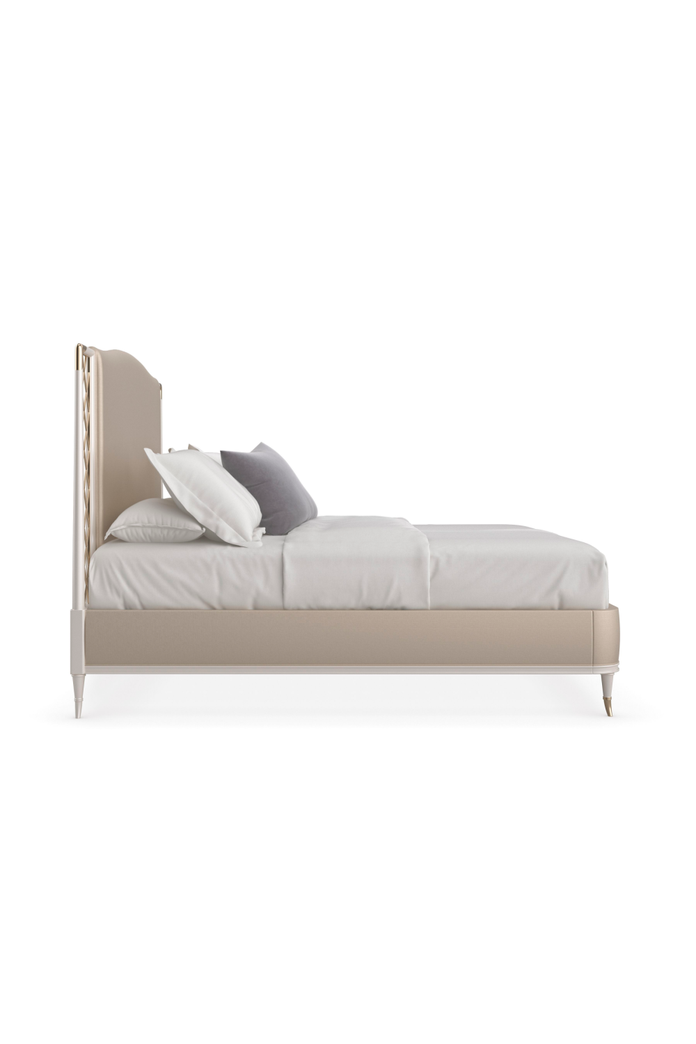 Light Gray Modern Bed | Caracole Beauty Sleep | Oroa.com