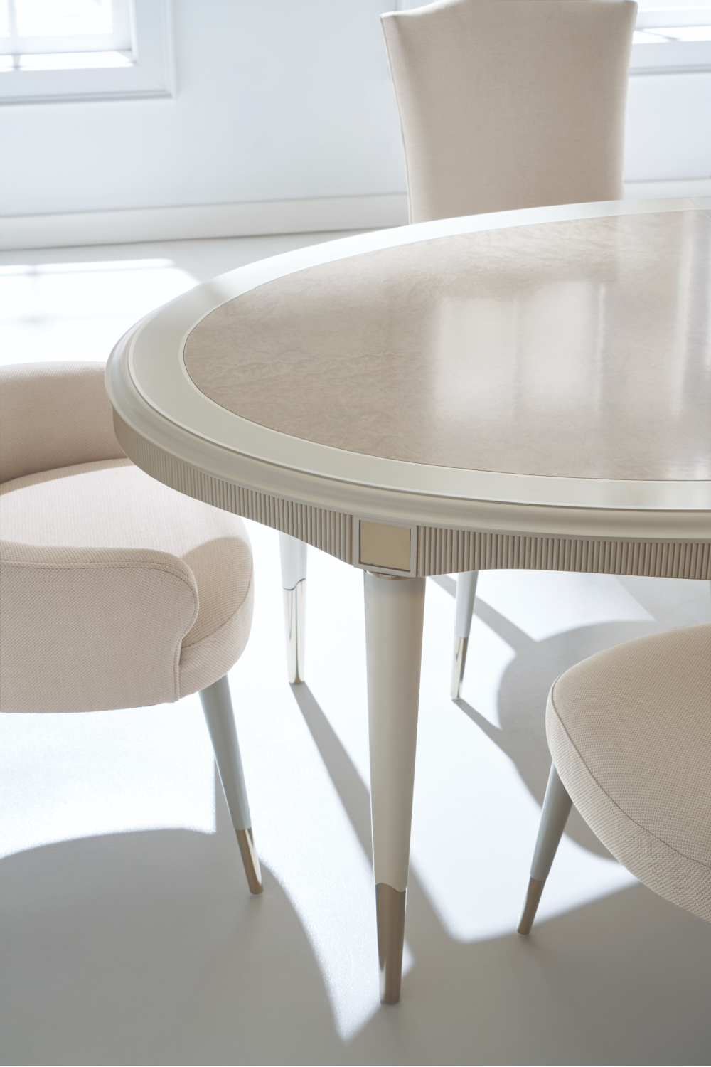 Cream Oval Dining Table | Caracole Love Feast | Oroa.com