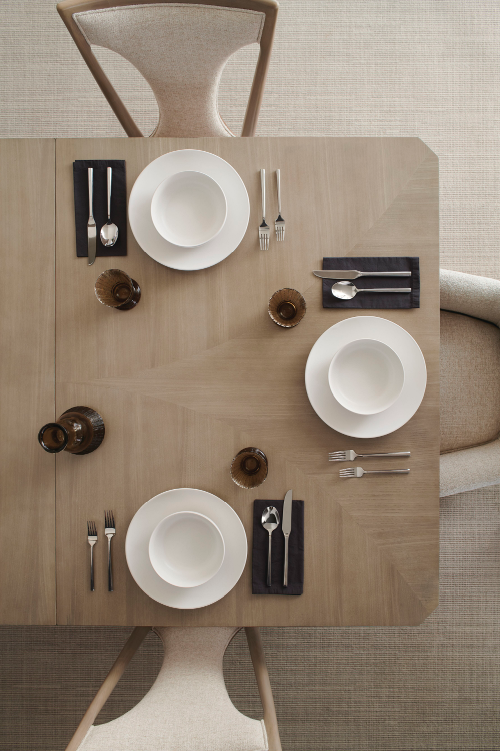 Beige Extendable Dining Table | Caracole Here to Accommodate | Oroa.com