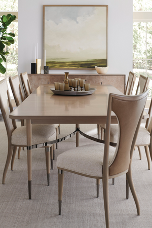 Beige Scandinavian Dining Chair | Caracole Take Your Seat II | Oroa.com