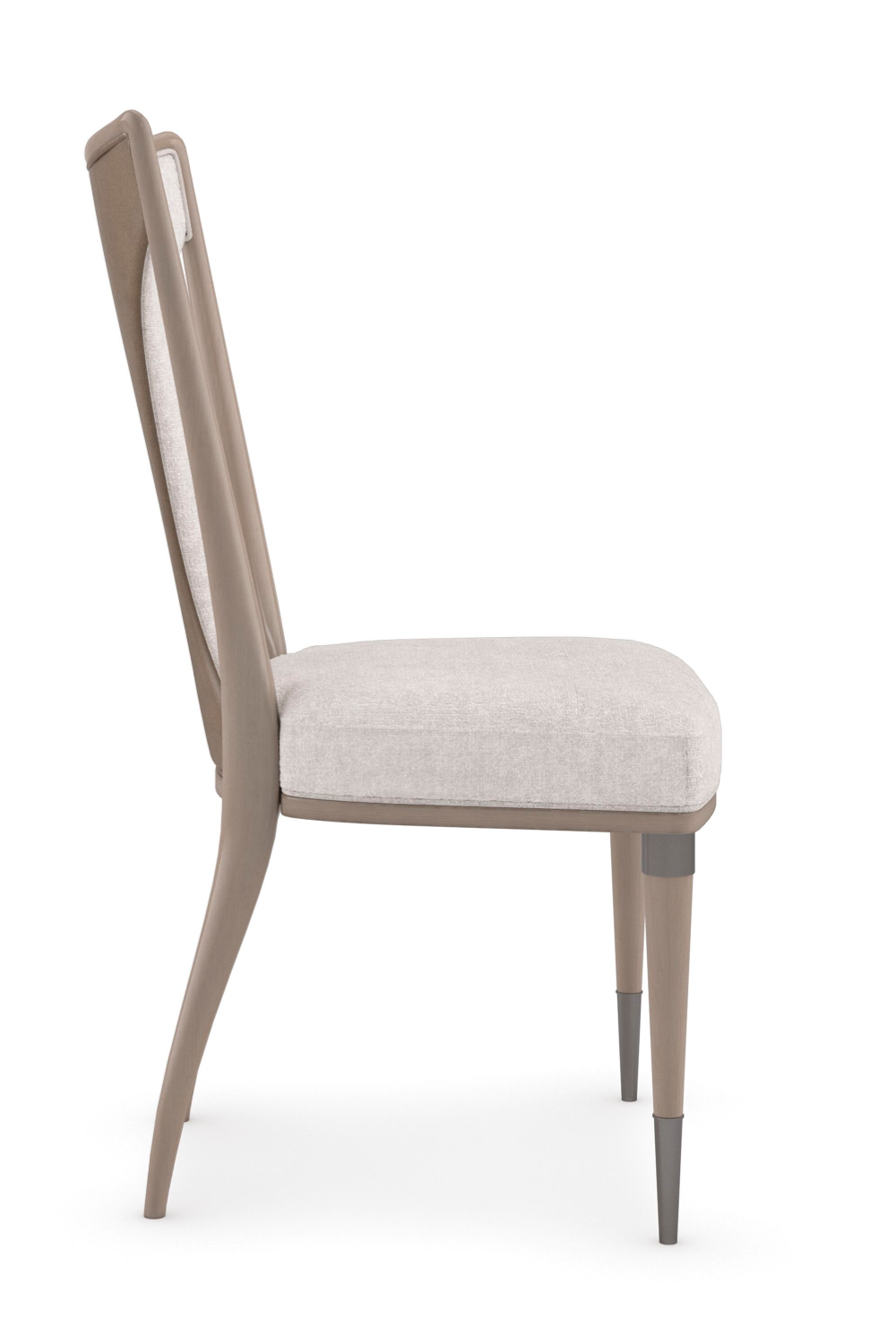 Beige Tapered Side Chair | Caracole Take Your Seat | Oroa.com