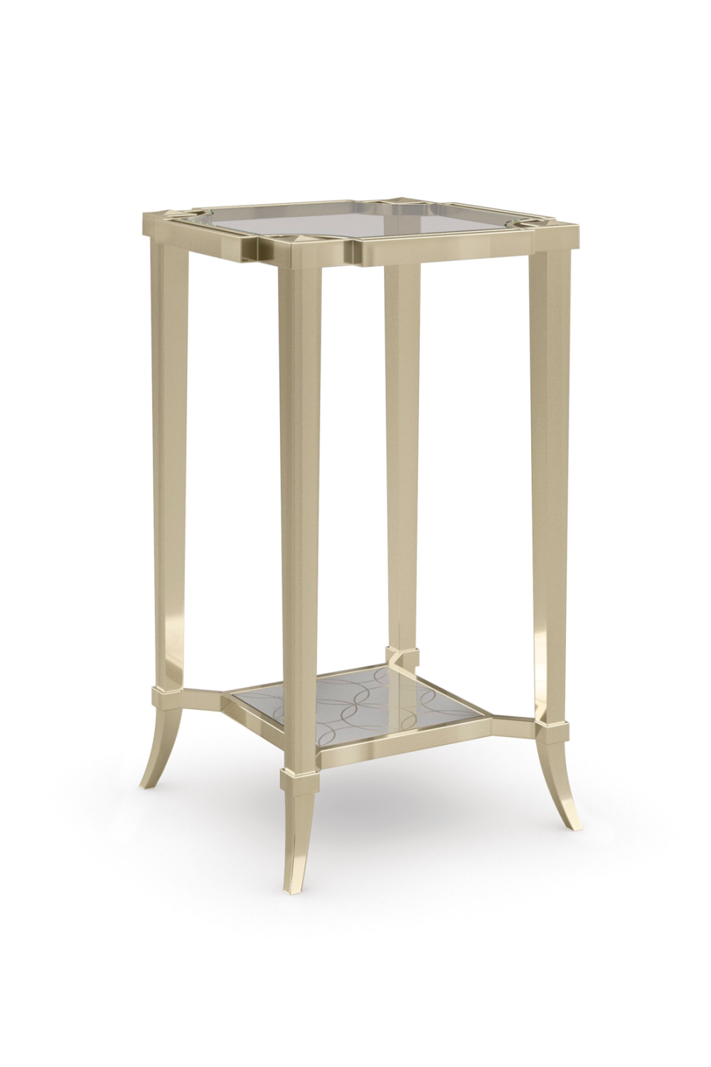 Gold Modern Side Table | Caracole Simply Charming | Oroa.com