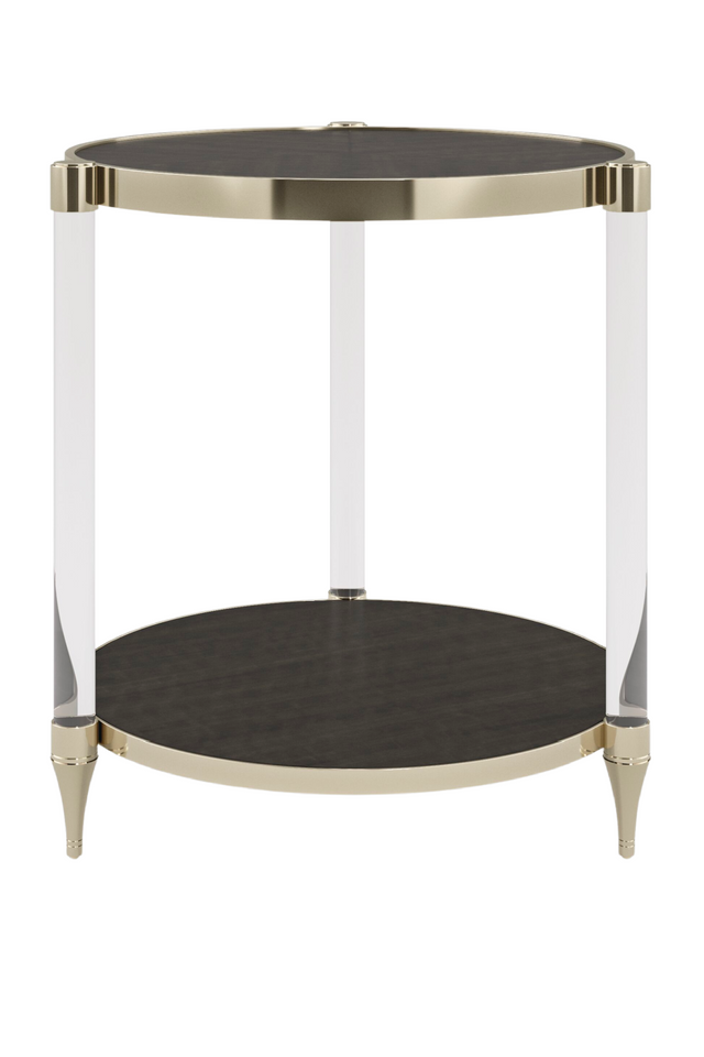 Acrylic Post Side Table | Caracole End Game | Oroa.com