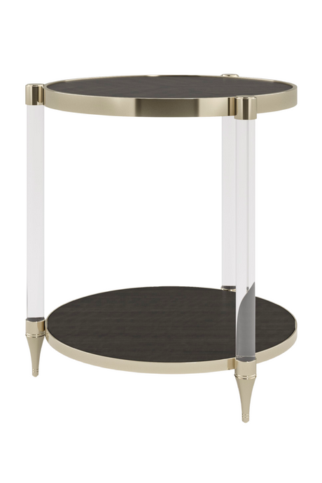 Acrylic Post Side Table | Caracole End Game | Oroa.com