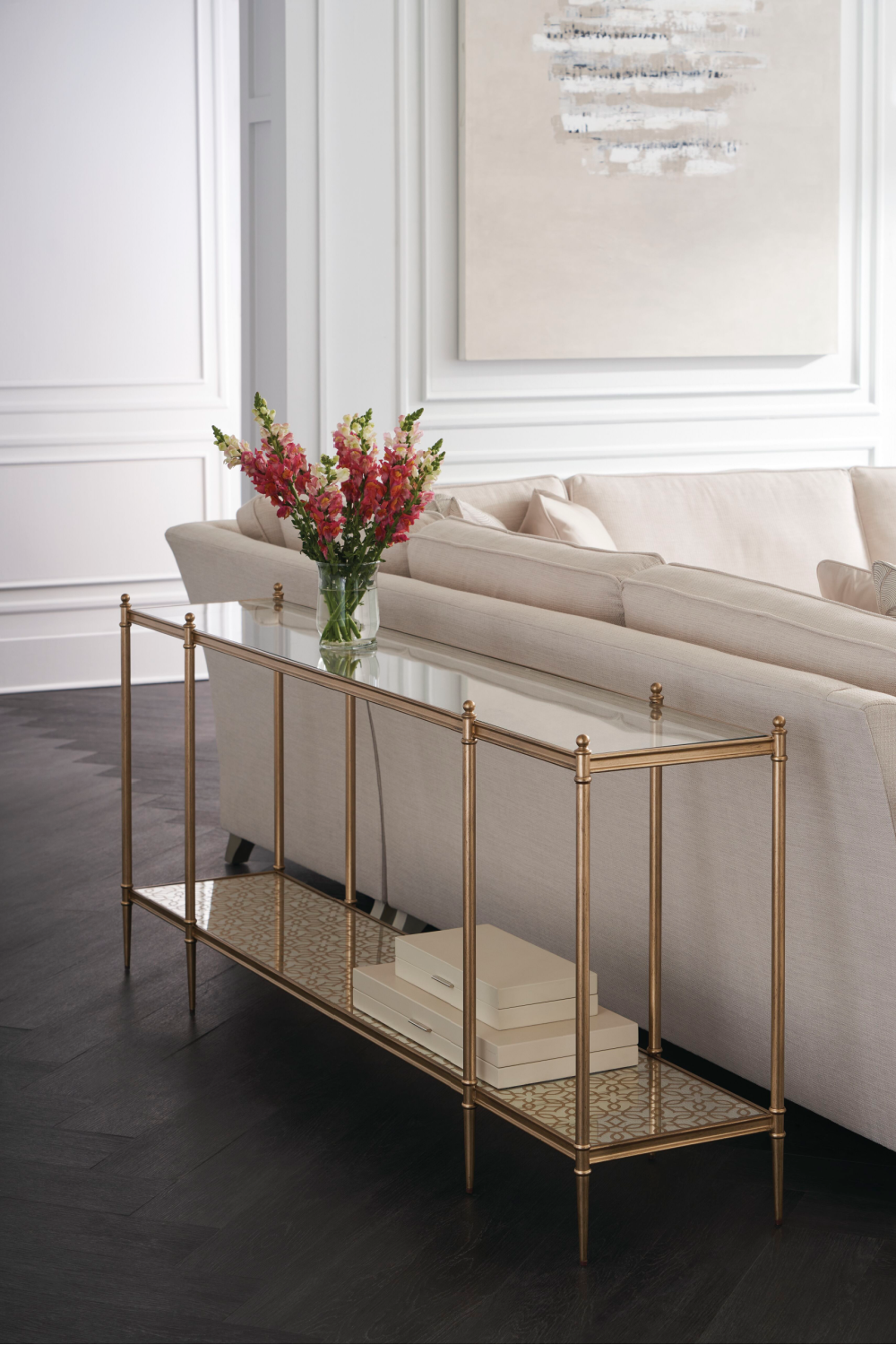 Caracole on sale console table