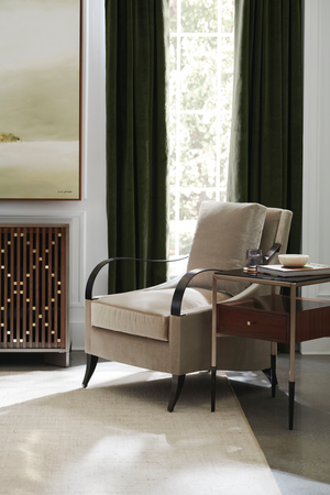 Slatted Wood Media Console | Caracole Diamond In The Rough | Oroa.com