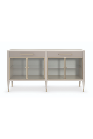Glass Door Modern Sideboard | Caracole Love Interest | Oroa.com