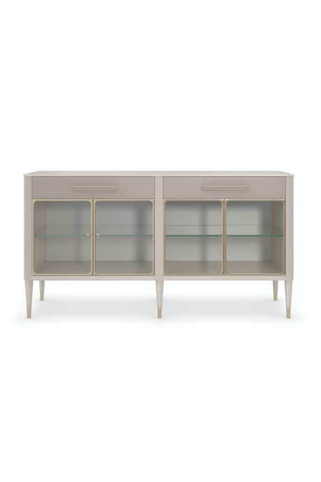 Glass Door Modern Sideboard | Caracole Love Interest | Oroa.com