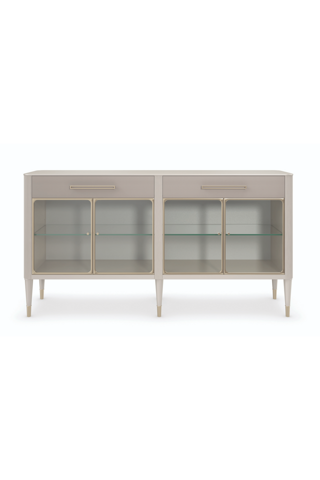 Glass Door Modern Sideboard | Caracole Love Interest | Oroa.com