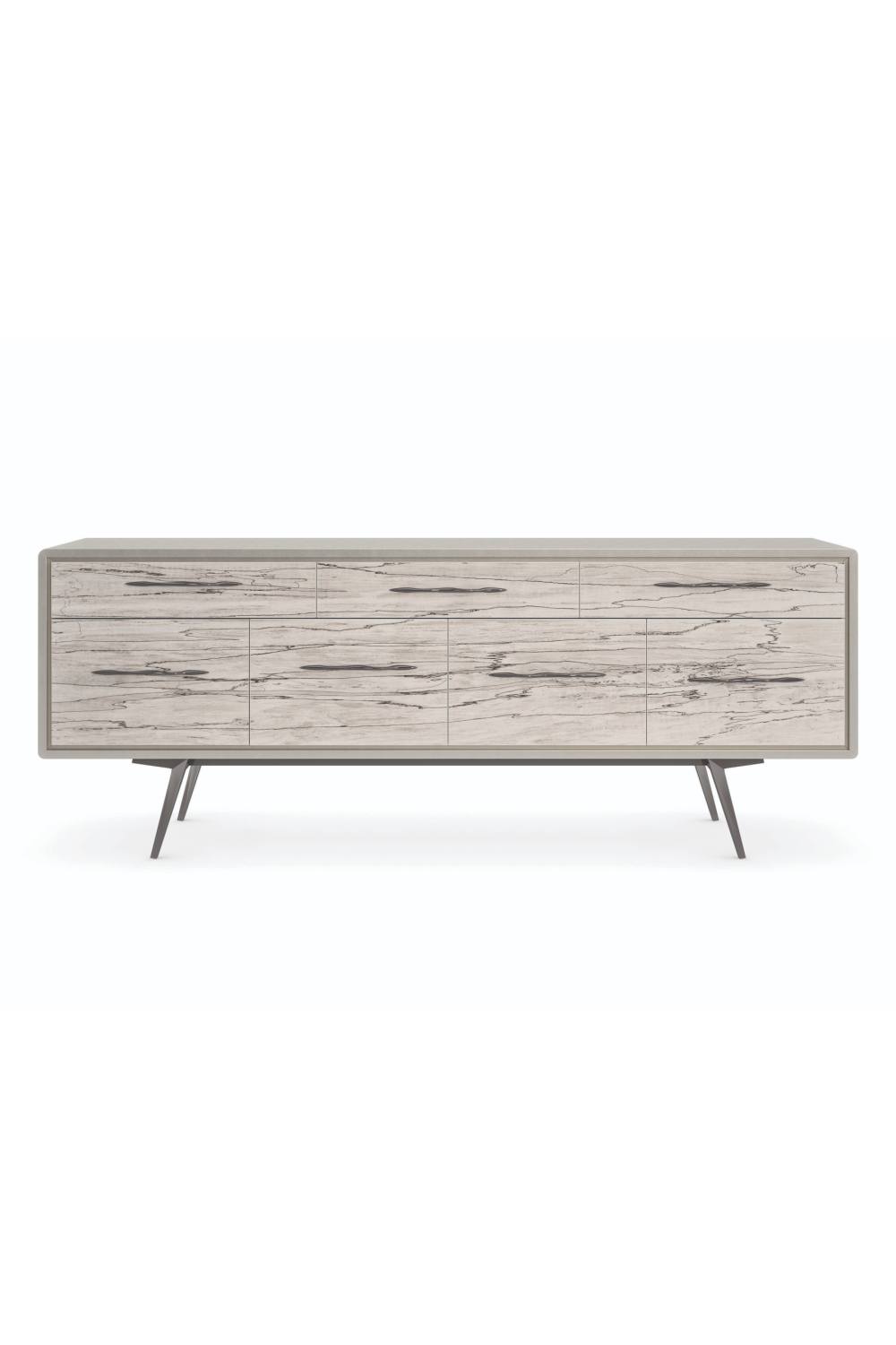 Spalted Maple Veneer Sideboard | Caracole Highs And Lows | Oroa.com