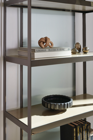 Bronze Framed Display Cabinet | Caracole Shelf Life | Oroa.com