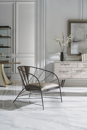 Bronze Framed Display Cabinet | Caracole Shelf Life | Oroa.com