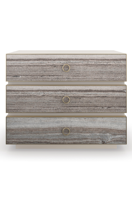 Gray Sandstone Nightstand | Caracole Bedrock | Oroa.com