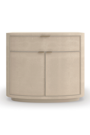 Cream Shagreen Nightstand | Caracole Simply Perfect | Oroa.com