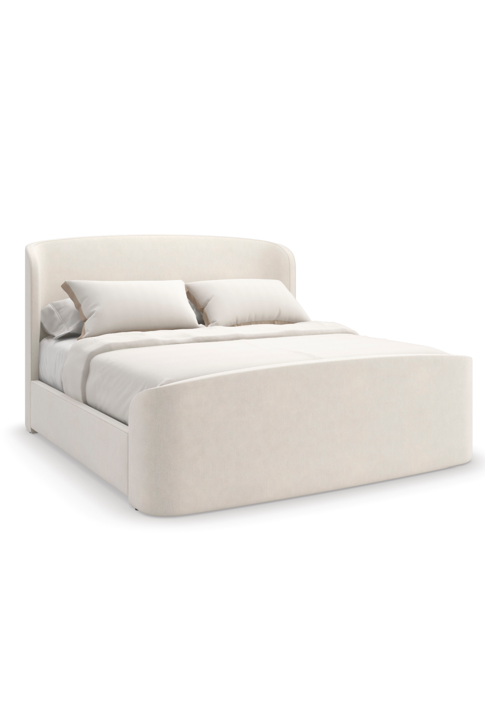 Ivory Ribbed Bed | Caracole Soft Embrace | Oroa.com