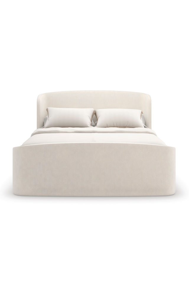Ivory Ribbed Bed | Caracole Soft Embrace | Oroa.com