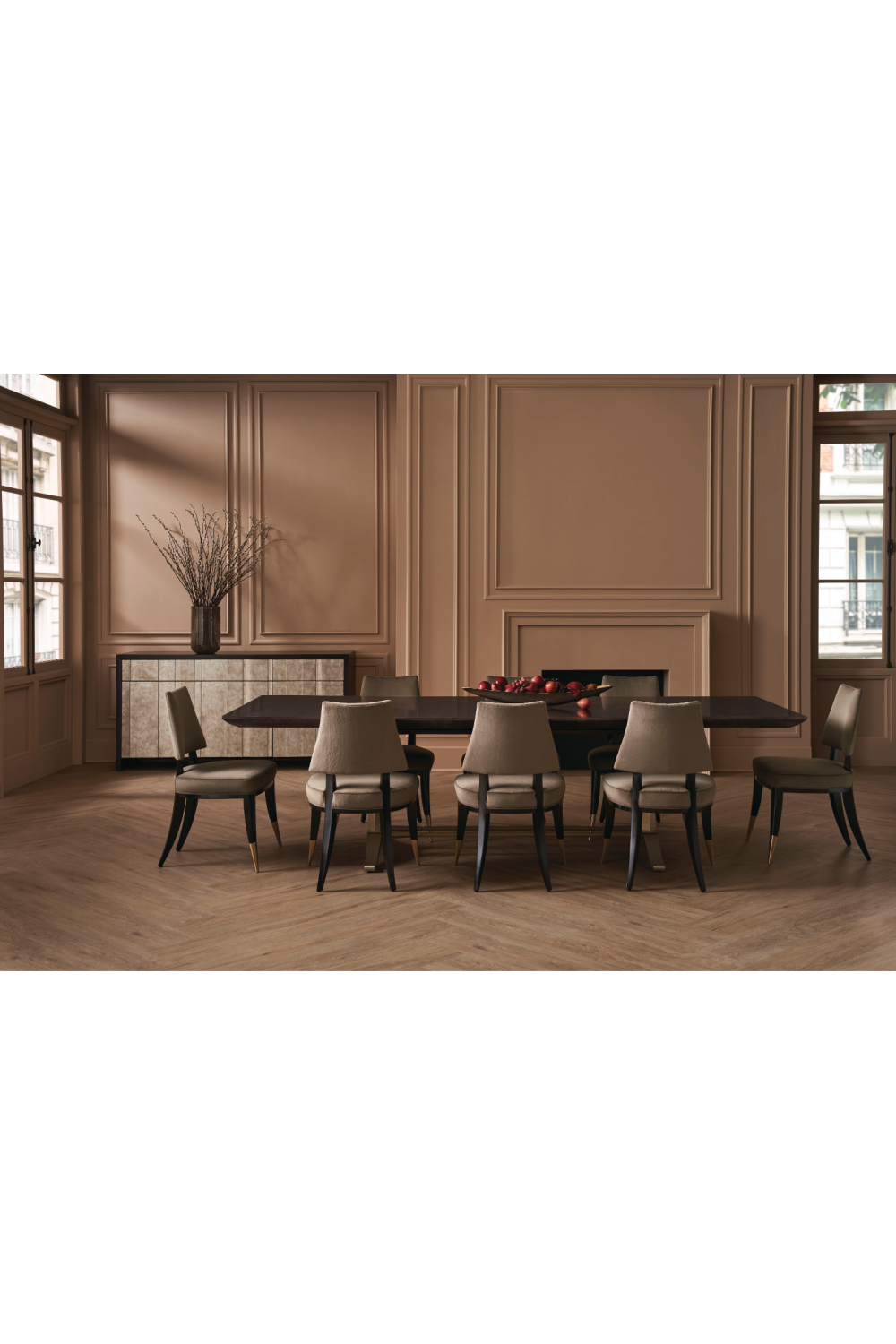 Modern Trestle Dining Table | Caracole D'Orsay | Oroa.com