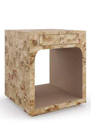 Mappa Burl End Table | Caracole Burlesque | Oroa.com