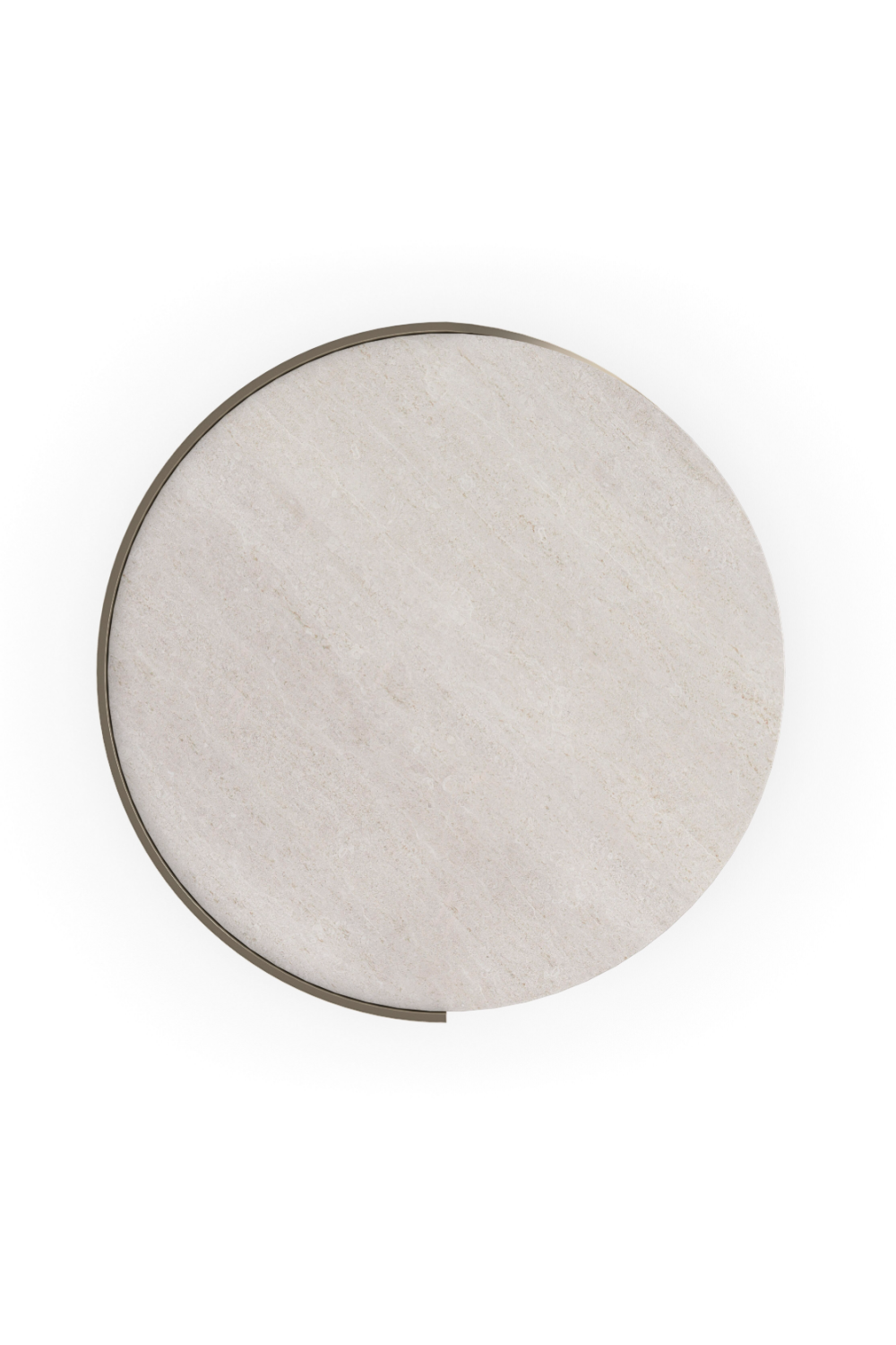 Spiral Silver Leaf Side Table | Caracole Nautilus | Oroa.com