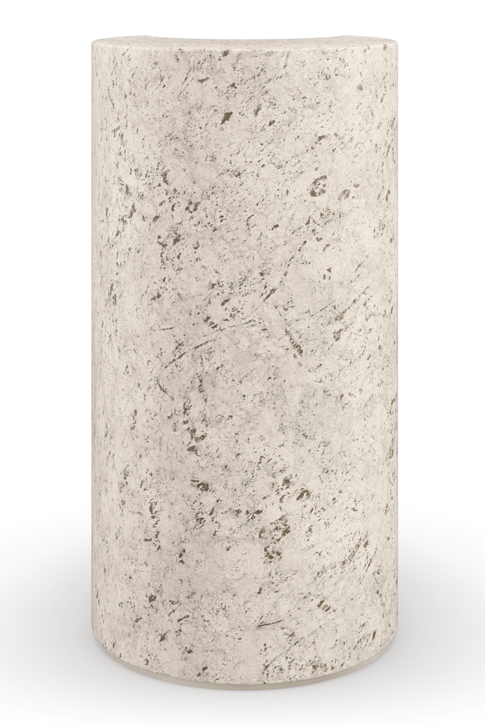 Travertine Modern End Table | Caracole Sun And Moon | Oroa.com