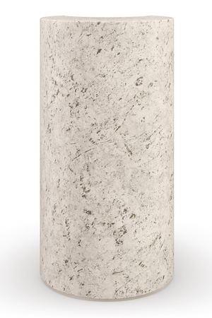 Travertine Modern End Table | Caracole Sun And Moon | Oroa.com