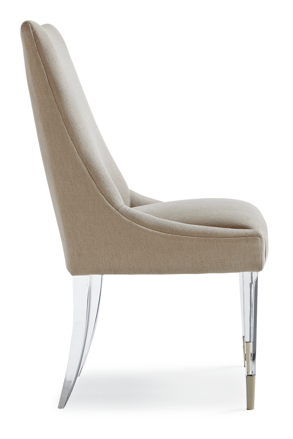 Taupe Linen Dining Chair | Caracole I'm Floating! | Oroa.com